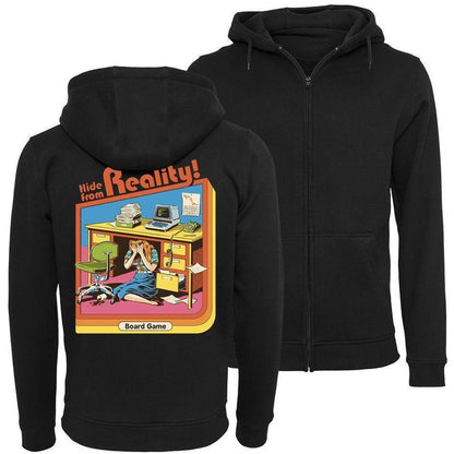 Steven Rhodes - Hide From Reality - Zip-Hoodie | yvolve Shop