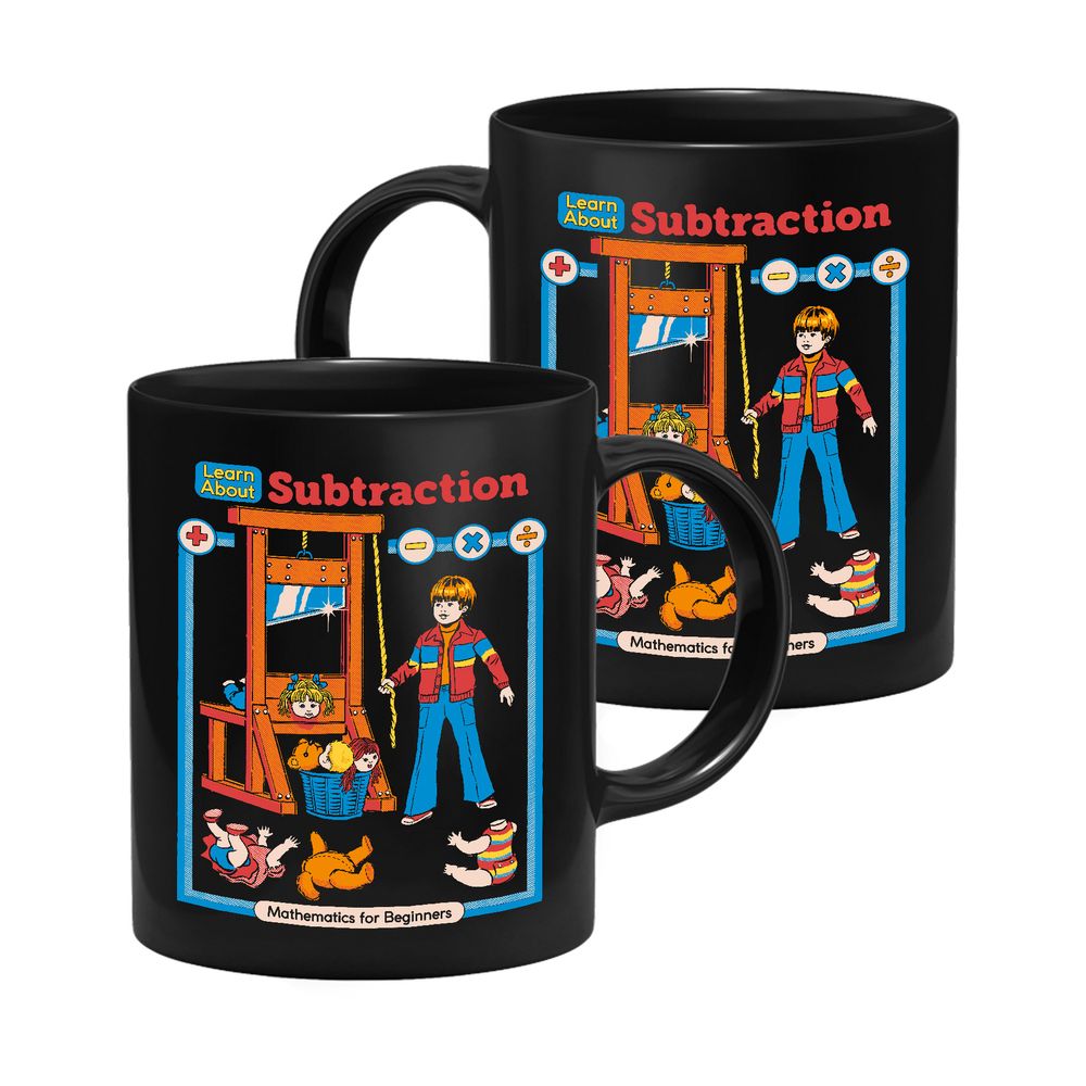 Steven Rhodes - Learn About Subtraction - Tasse | yvolve Shop