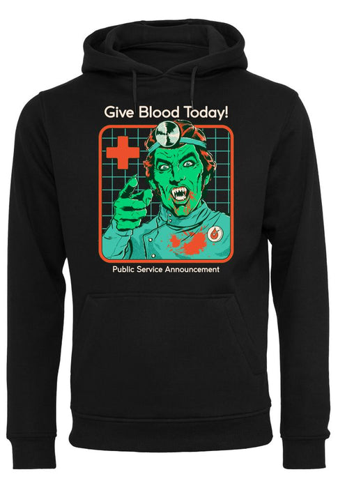 Steven Rhodes - Give Blood Today - Hoodie | yvolve Shop