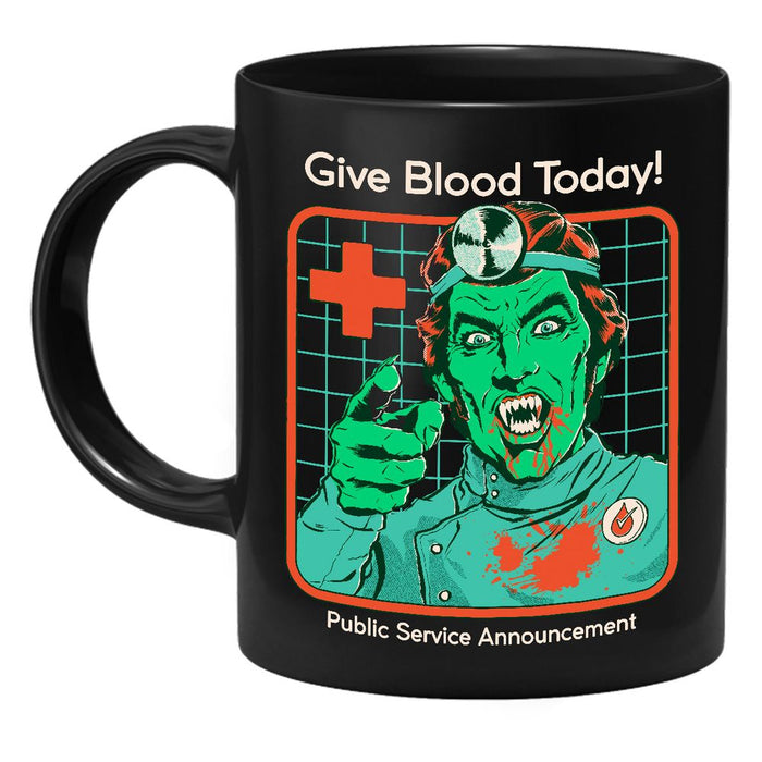 Steven Rhodes - Give Blood Today - Tasse | yvolve Shop