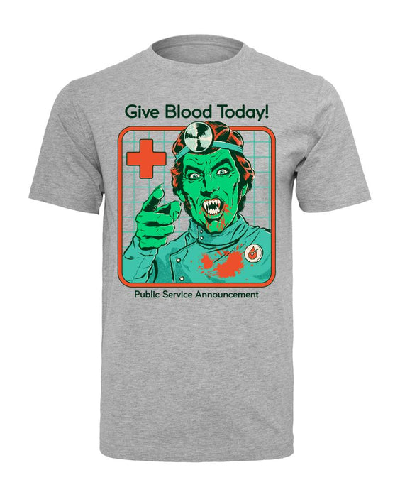 Steven Rhodes - Give Blood Today - T-Shirt | yvolve Shop
