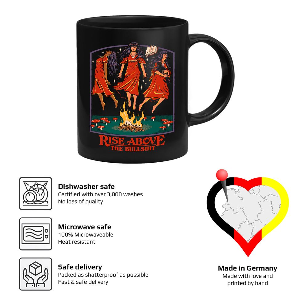 Steven Rhodes - Rise above Bullshit - Tasse | yvolve Shop