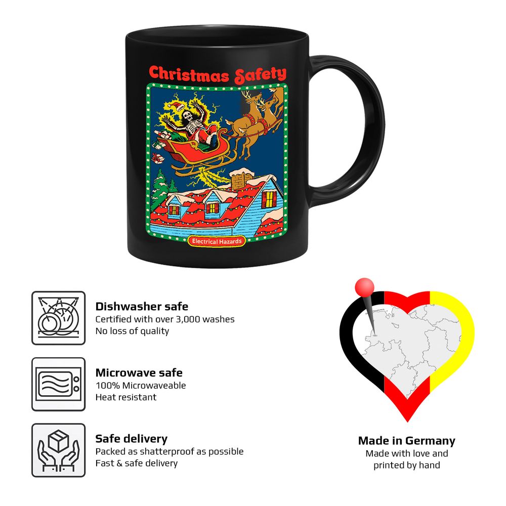 Steven Rhodes - Christmas Safety - Tasse | yvolve Shop