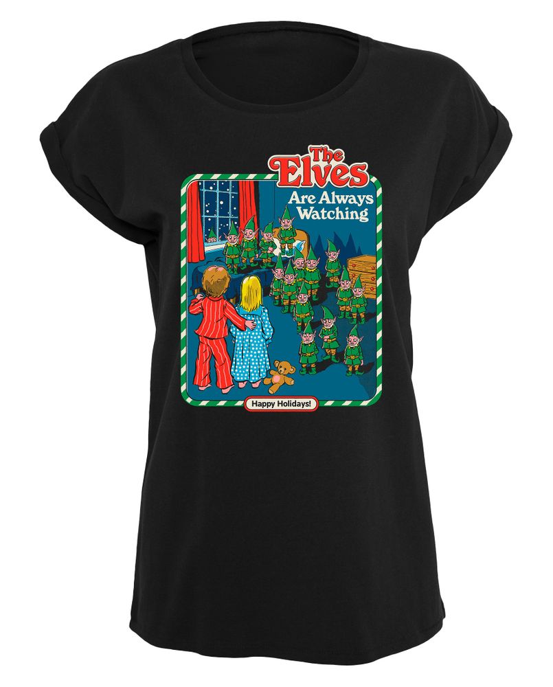 Steven Rhodes - The Elves are watching - Girlshirt | yvolve Shop