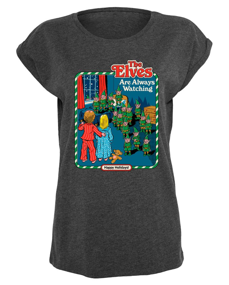 Steven Rhodes - The Elves are watching - Girlshirt | yvolve Shop