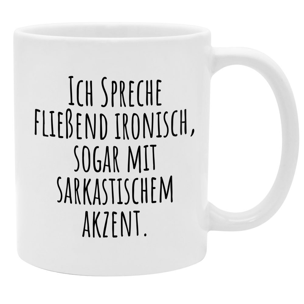 yvolve - Ich spreche fließend Ironisch - Tasse | yvolve Shop