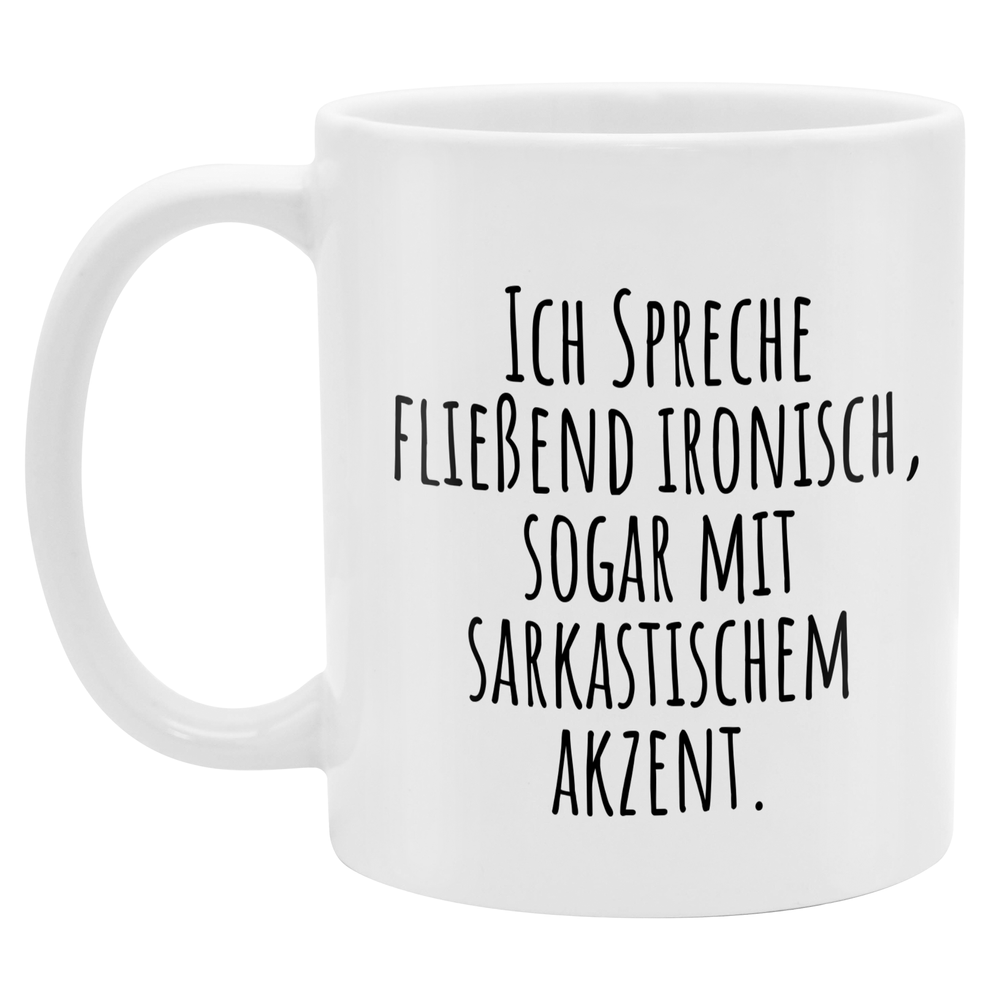 yvolve - Ich spreche fließend Ironisch - Tasse | yvolve Shop