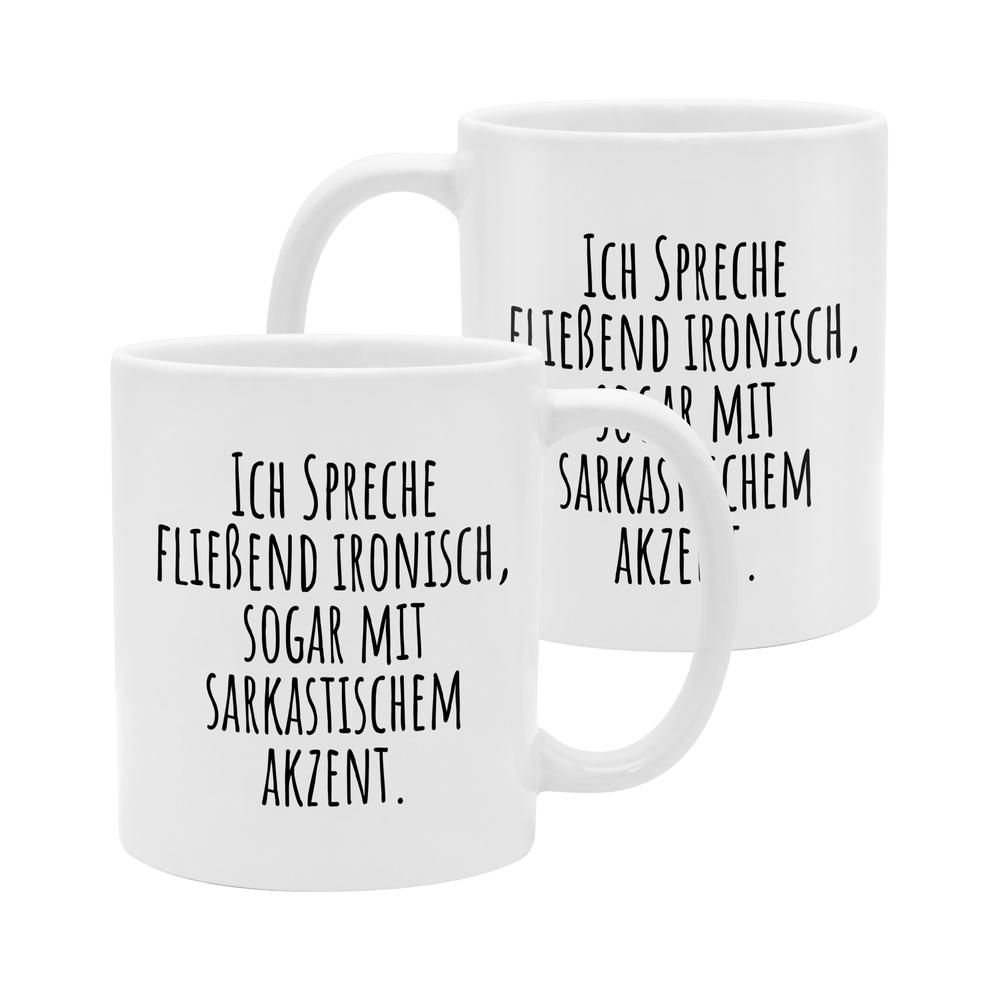 yvolve - Ich spreche fließend Ironisch - Tasse | yvolve Shop