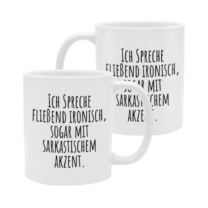 yvolve - Ich spreche fließend Ironisch - Tasse | yvolve Shop