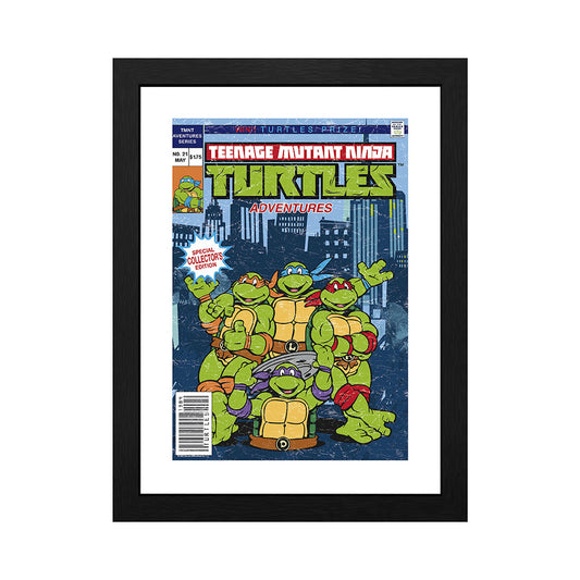 Teenage Mutant Ninja Turtles - Comics Cover - Gerahmter Kunstdruck | yvolve Shop