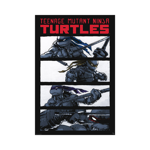 Teenage Mutant Ninja Turtles - Black & White - Poster | yvolve Shop