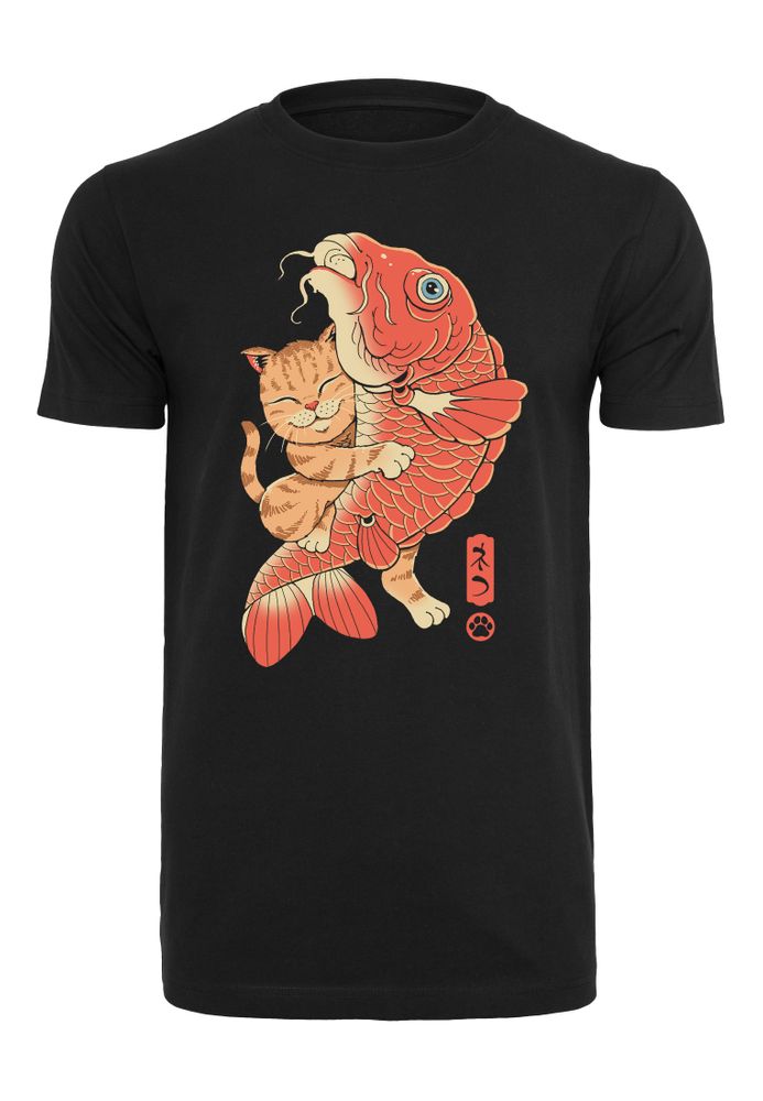 Vincent Trinidad - Cat Catching Carp - T-Shirt | yvolve Shop