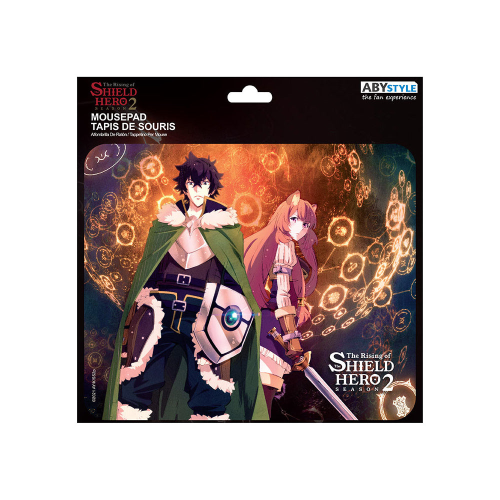 The Rising of the Shield Hero - Naofumi & Raphtalia - Mauspad | yvolve Shop