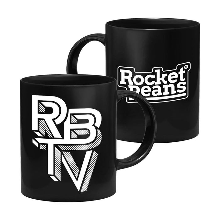 Rocket Beans TV - Escher Weiß - Tasse | yvolve Shop