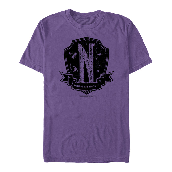 Wednesday - Nevermore Emblem - T-Shirt | yvolve Shop