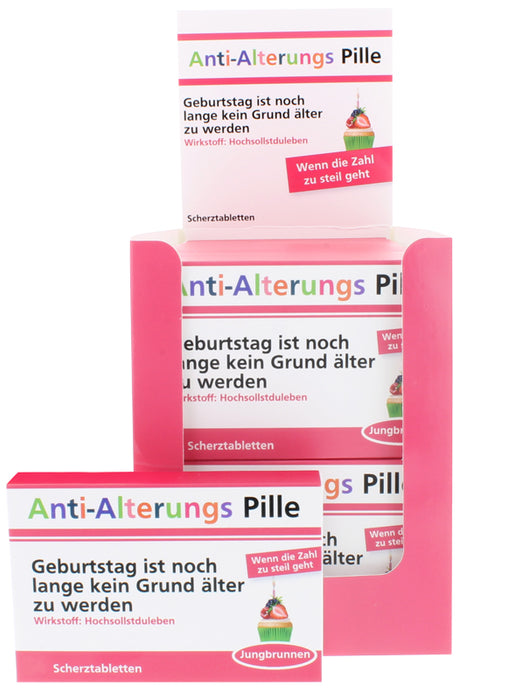 Scherztablette - Anti Alterungspille - 24 Tabletten | yvolve Shop