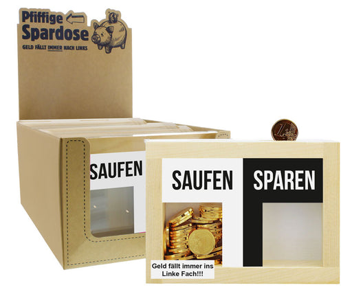Saufen/Sparen - Spardose | yvolve Shop