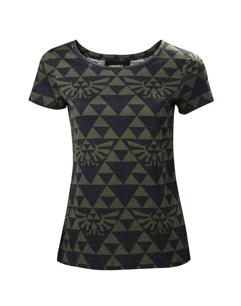 The Legend of Zelda - Green Black Hyrule - Girlshirt