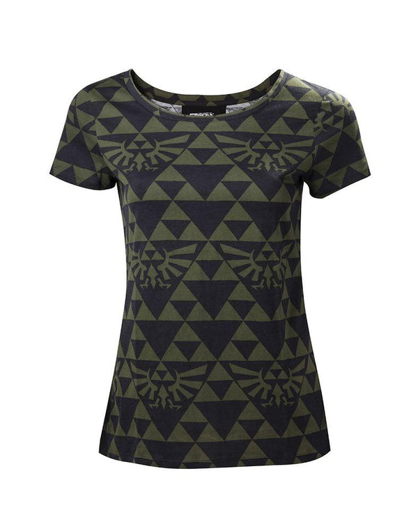 The Legend of Zelda - Green Black Hyrule - Girlshirt