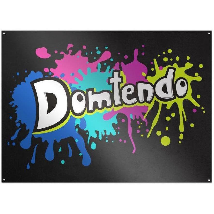 Domtendo - Splash - Metallschild | yvolve Shop