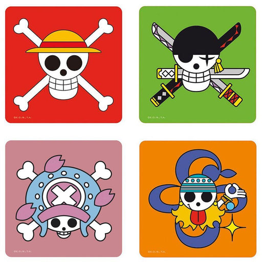One Piece - 4 Logo - Untersetzer | yvolve Shop