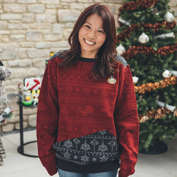 Star Trek - Red - Ugly Christmas Sweater